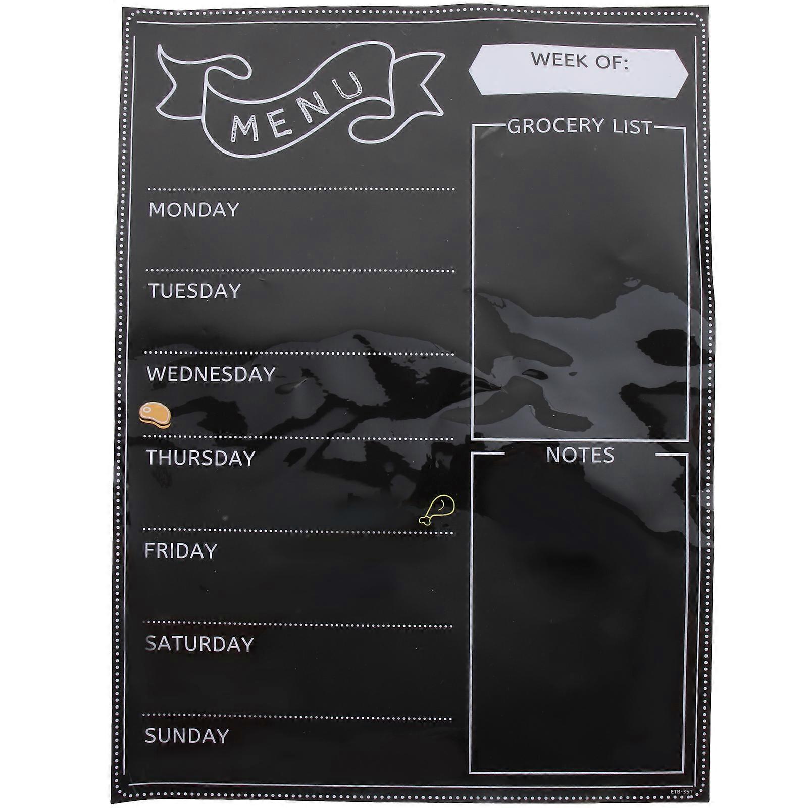 Sticky Magnetic Blackboard Sheet for Everyday Planning, Versatile and Reliable
