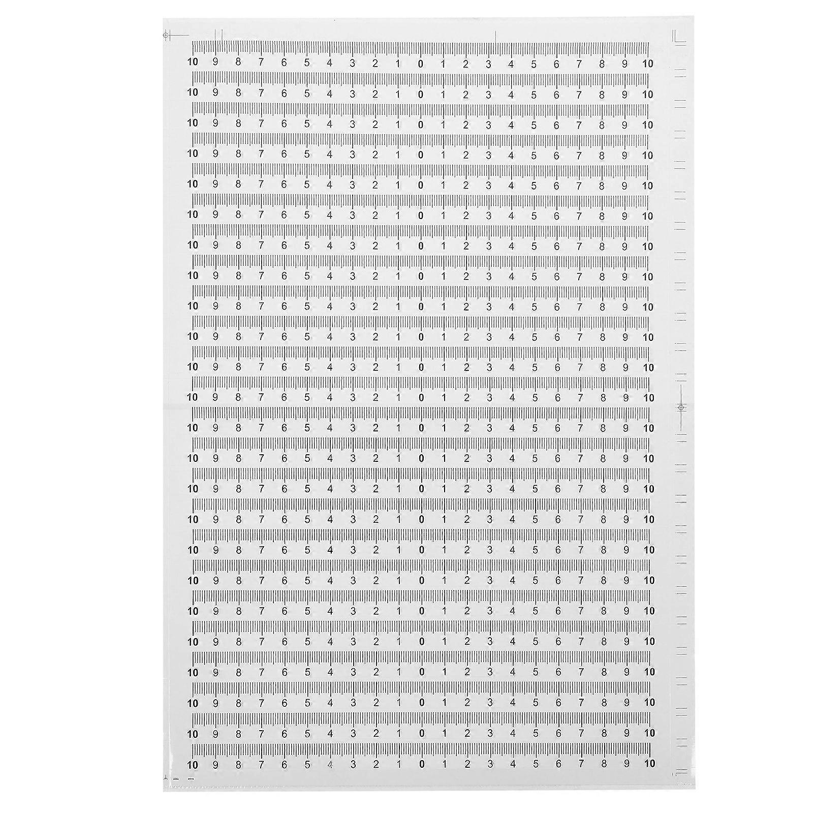 20 Pcs Self-Adhesive Scale Sticky Tape Measure for Workbench Waterproof Measuring Tape Ruler for Woodworking Adhesive Measuring Tape