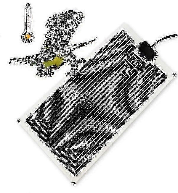 Thermostat Reptile Heat Mat for Vivariums & Pet Tanks - Waterproof Heater Pad with Temperature Controller