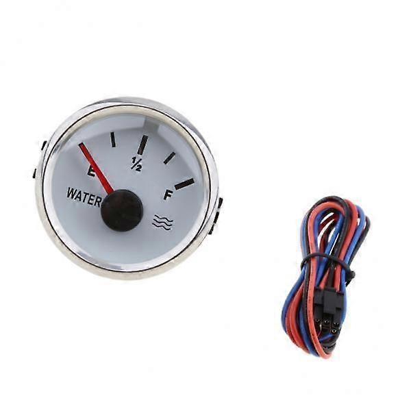 2x Marine Electrical Water Tank Gauge (0-190ohm)- with Backlight for Empty-Full
