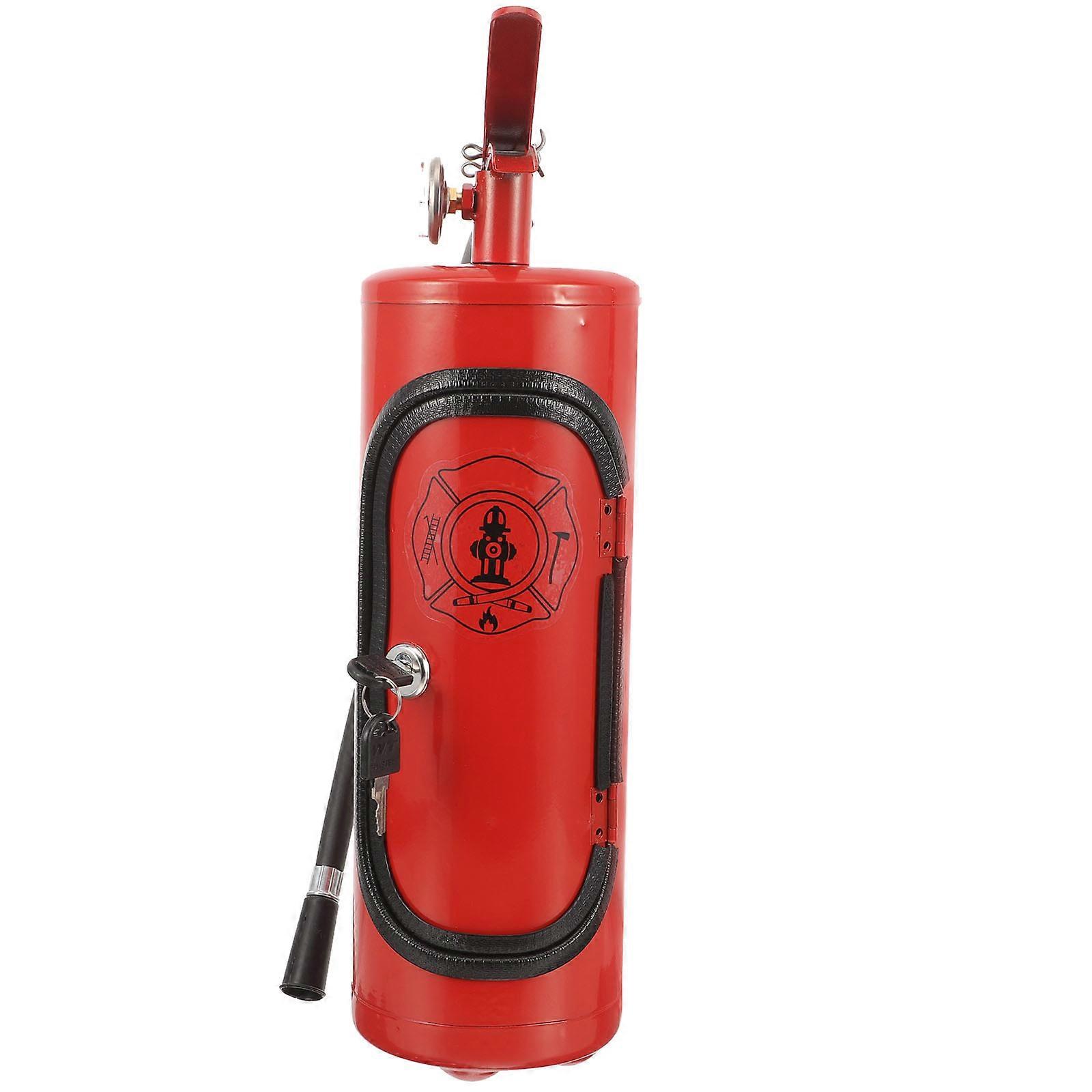 Fire Extinguisher Wine Storage Box, Unique Wine Holder, Beverage Organizer, Stylish Bar Accessory for Wine Lovers at Home