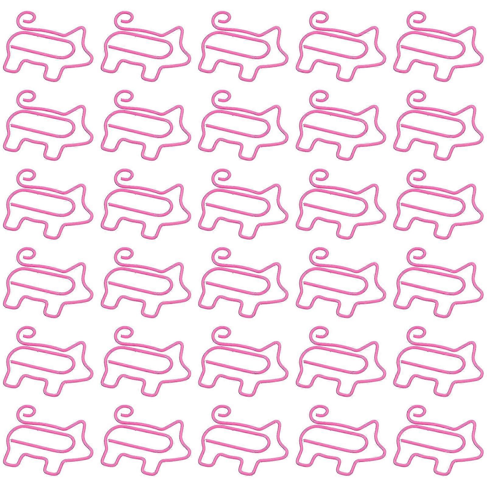 Functional Pig Design Paper Clips, Enhance Productivity in School or Office Environments