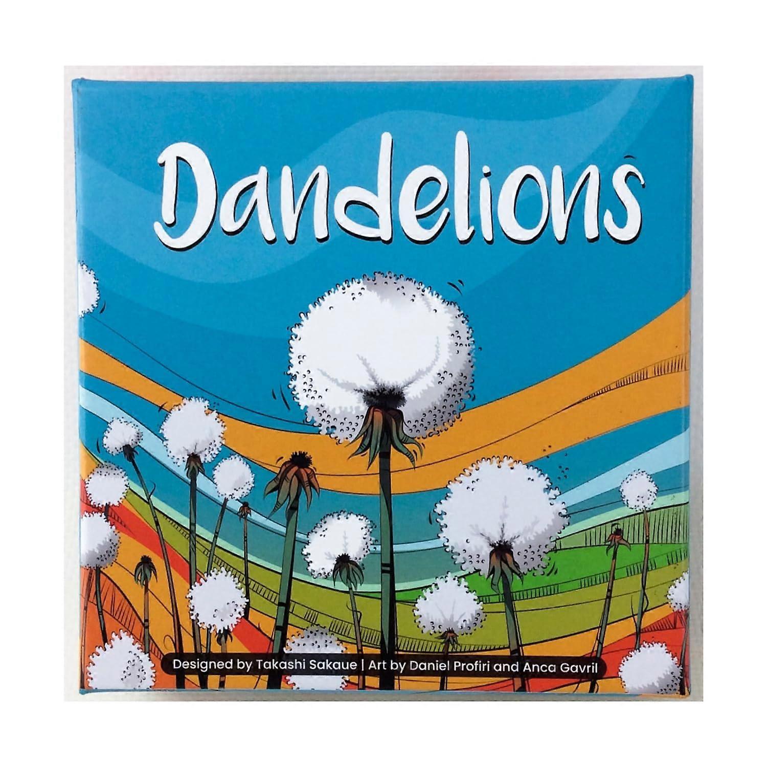 Dandelions - Board Game - Roll-and-move - Area Majority - 2-3 Players - 15 Minutes Play Time