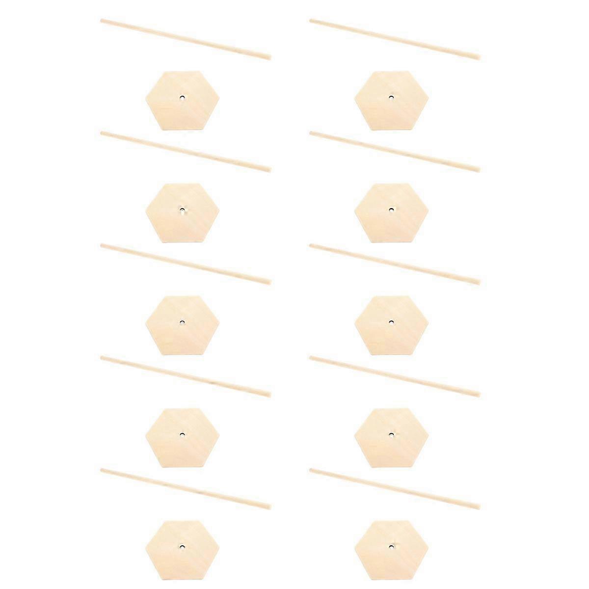 Wall Stand Display Board, Table Decoration,Hexagon+Insert Stick SZRH