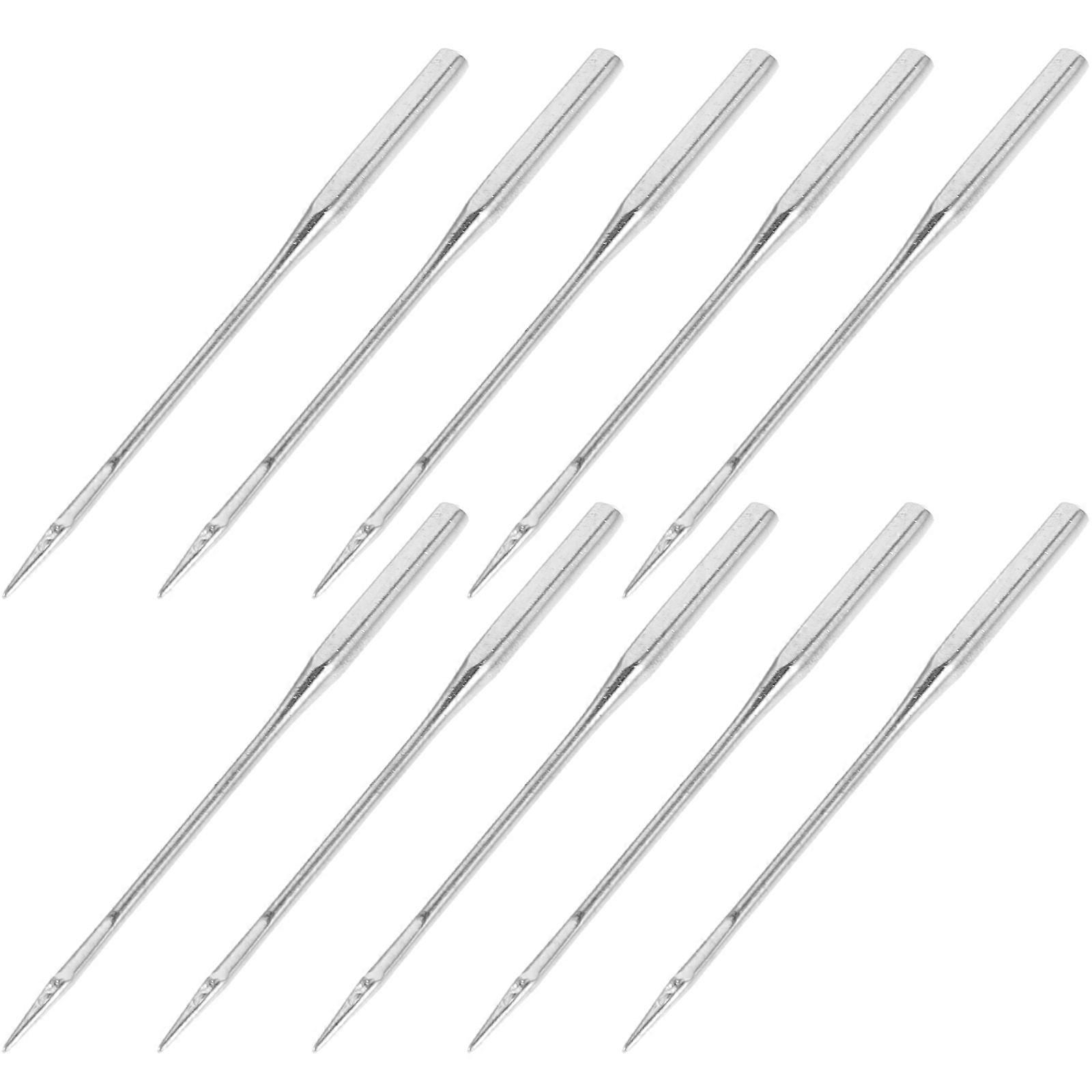 Mending Needles Professional Sewing Machine Needles Diy Projects Silver 4x0.1cm Stitching 10Pcs