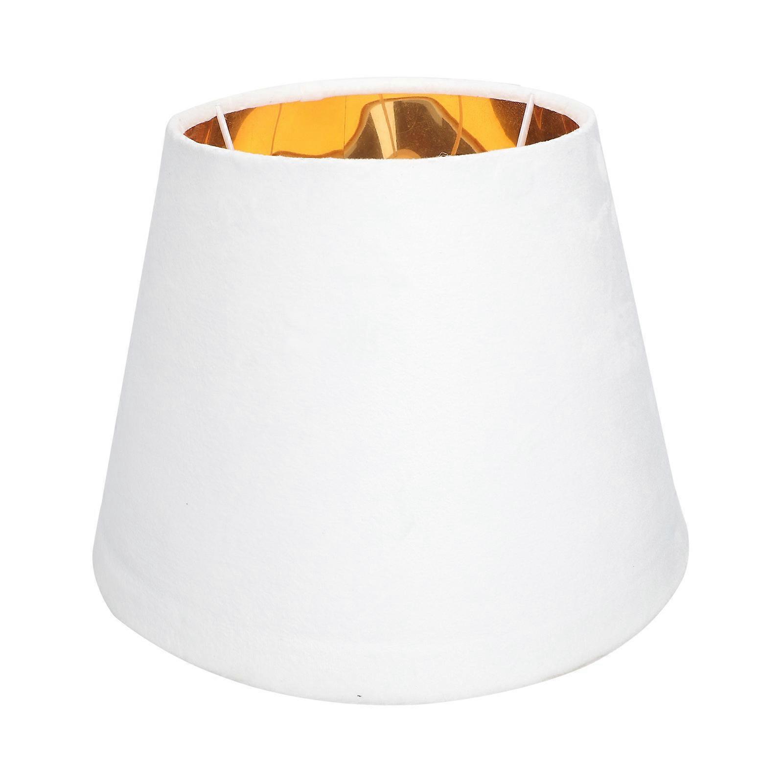 Table Lamp Shades Cloth Art Lampshade Sturdy Home Decor White 25x18cm Multi-function 1Pcs