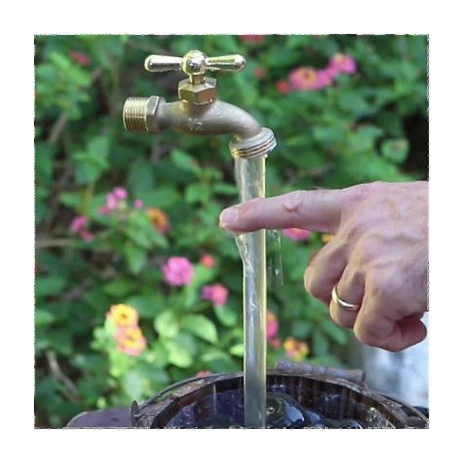 Invisible Flowing Spout Watering Can Fountain Zinc Alloy Floating Tap Fountain For Home Garden