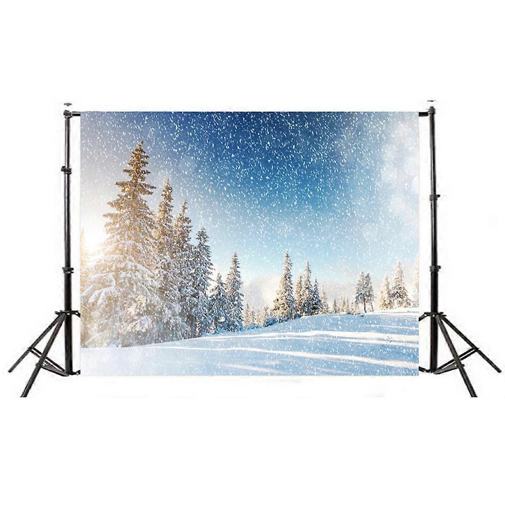 רקע איילים 5x3ft רב ציורי בד צילום רקע צילום תלת מימד רקע מסיבת חג המולד 1 חבילה