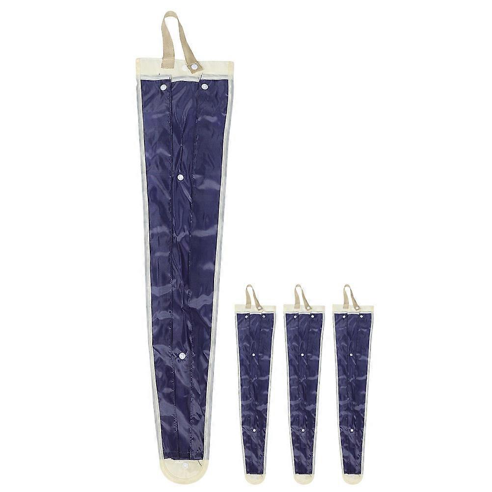 Back Seat Umbrella Storage Rectangular Hanging Organizer Tear-resistant Dark Blue 4Pcs