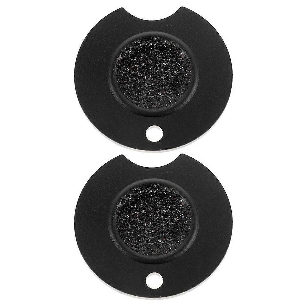 Aluminum Alloy Pool Cue Tip Shaper Cue Stick Sander For Billiard Gameplay Ergonomic Design 1.77X1.77X0.08IN 2Pcs