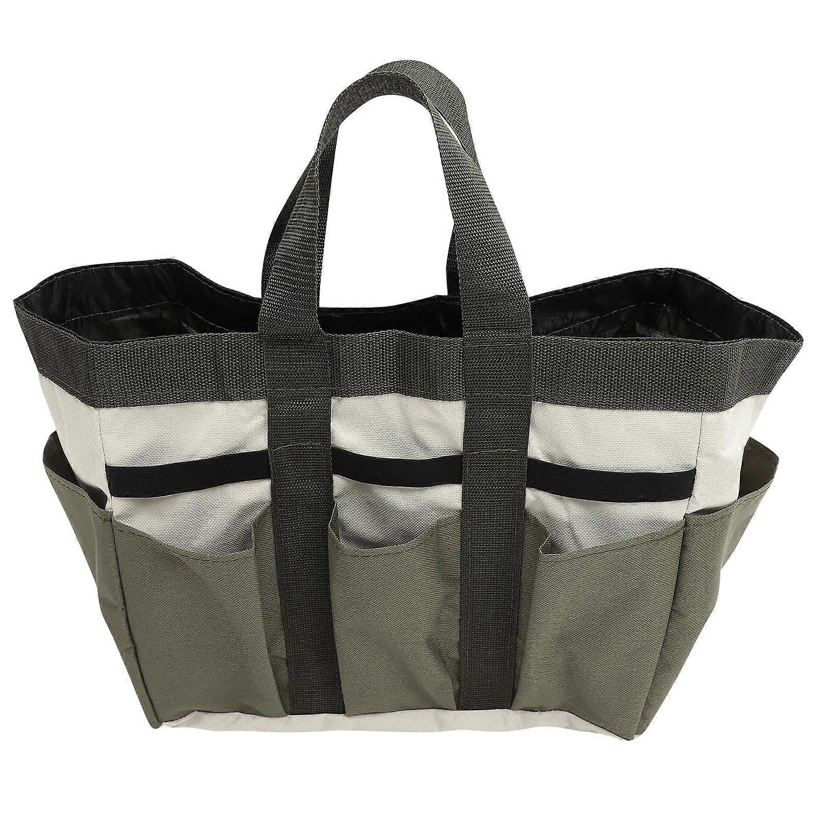 Durable Canvas Garden Tool Pouch Multi-Functional Storage Bag 1Pcs For Yard Tool Organization