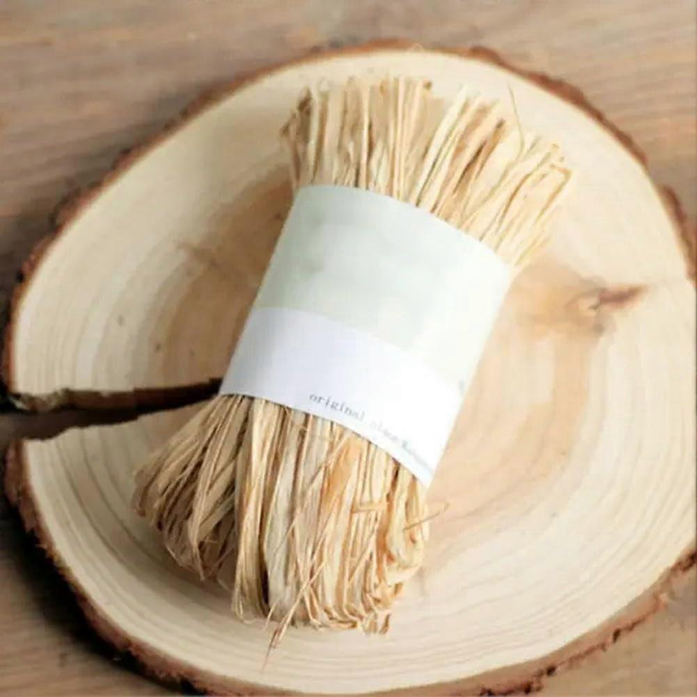 Natural Raffia Rope Wedding Candy Packaging String, Florist Craft, Gift Wrapping, Scrapbooking, Party Decor