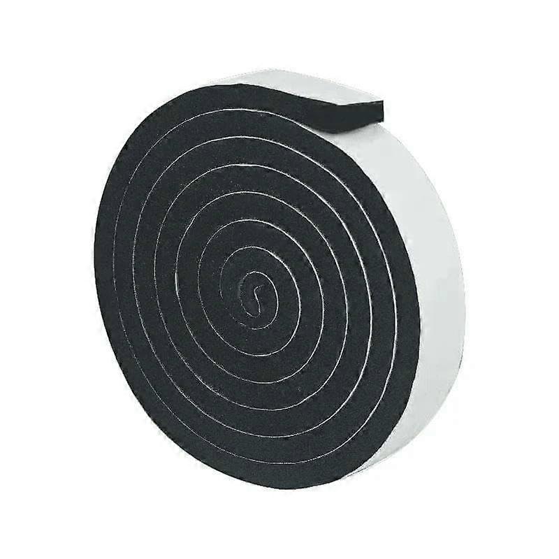 2 m/Rolle door/window sealing strip, selfadhesive, soundproof, foam tape, gap sealing strip for door and window, black, 3 cm x 2 meters Ref: 3645