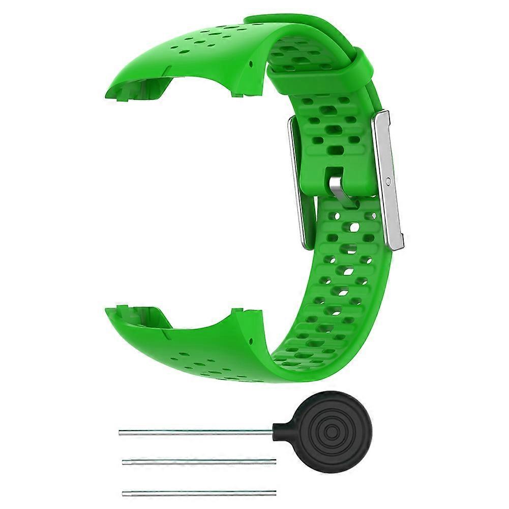 Replacement silicone strap for Polar M400/M430 watch, with tool