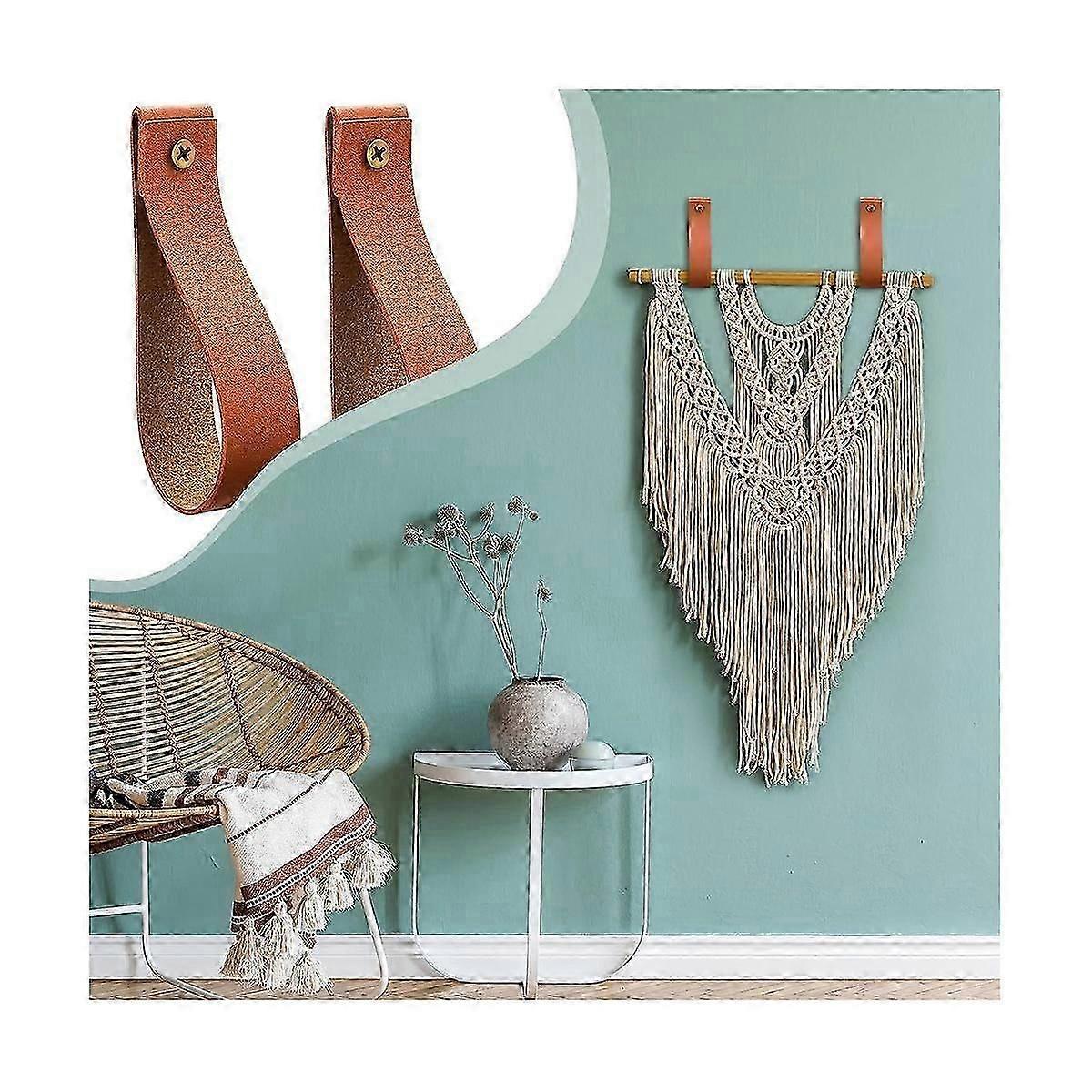 2025 Latest Model Curtain Rod Holder Bracket, Loop Strap for Wood Curtain Rod