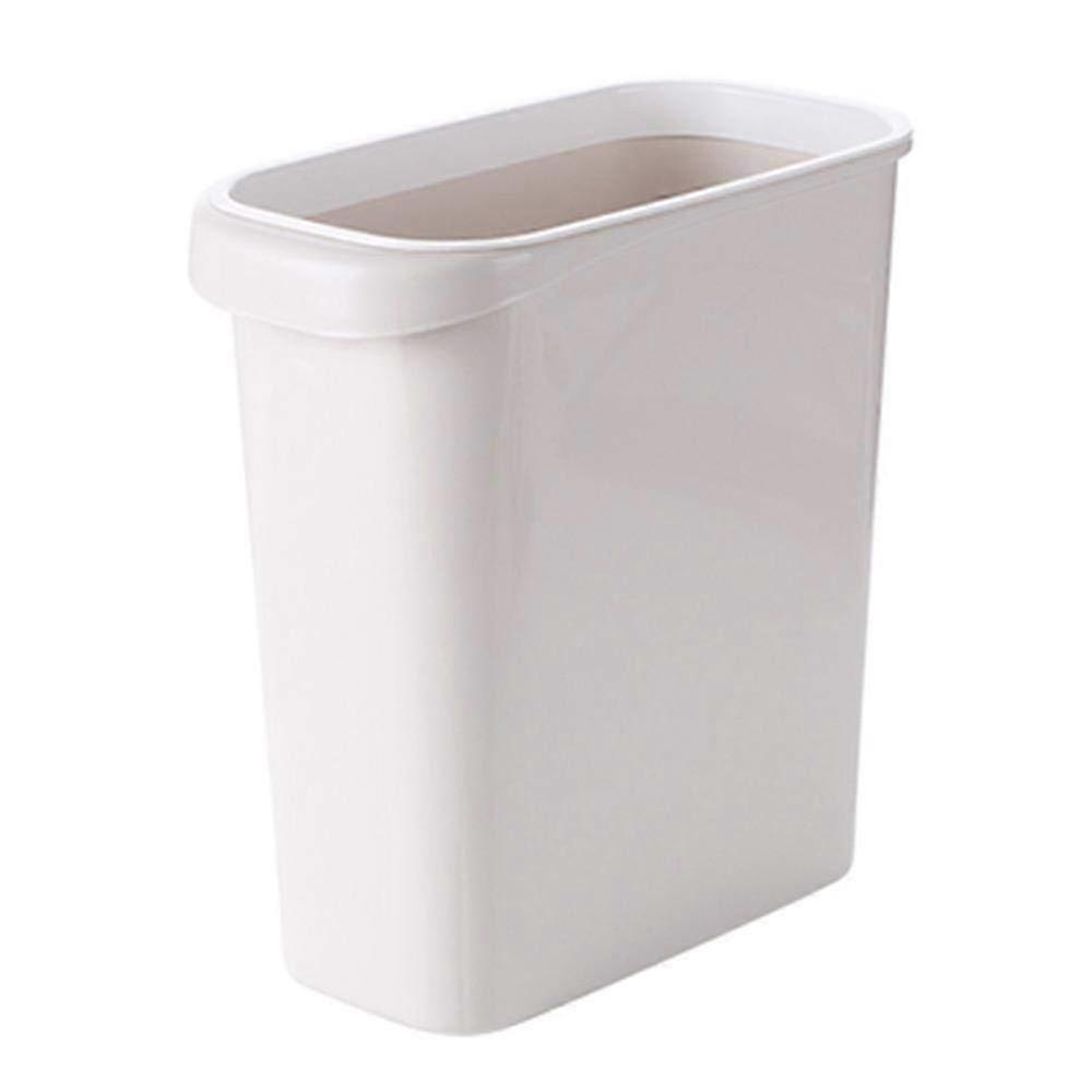 Narrow Slim Trash Can Polypropylene Square Waste Bin Without Lid Waste Paper Bin Gap Storage Wheelie Bin Holder Beige China