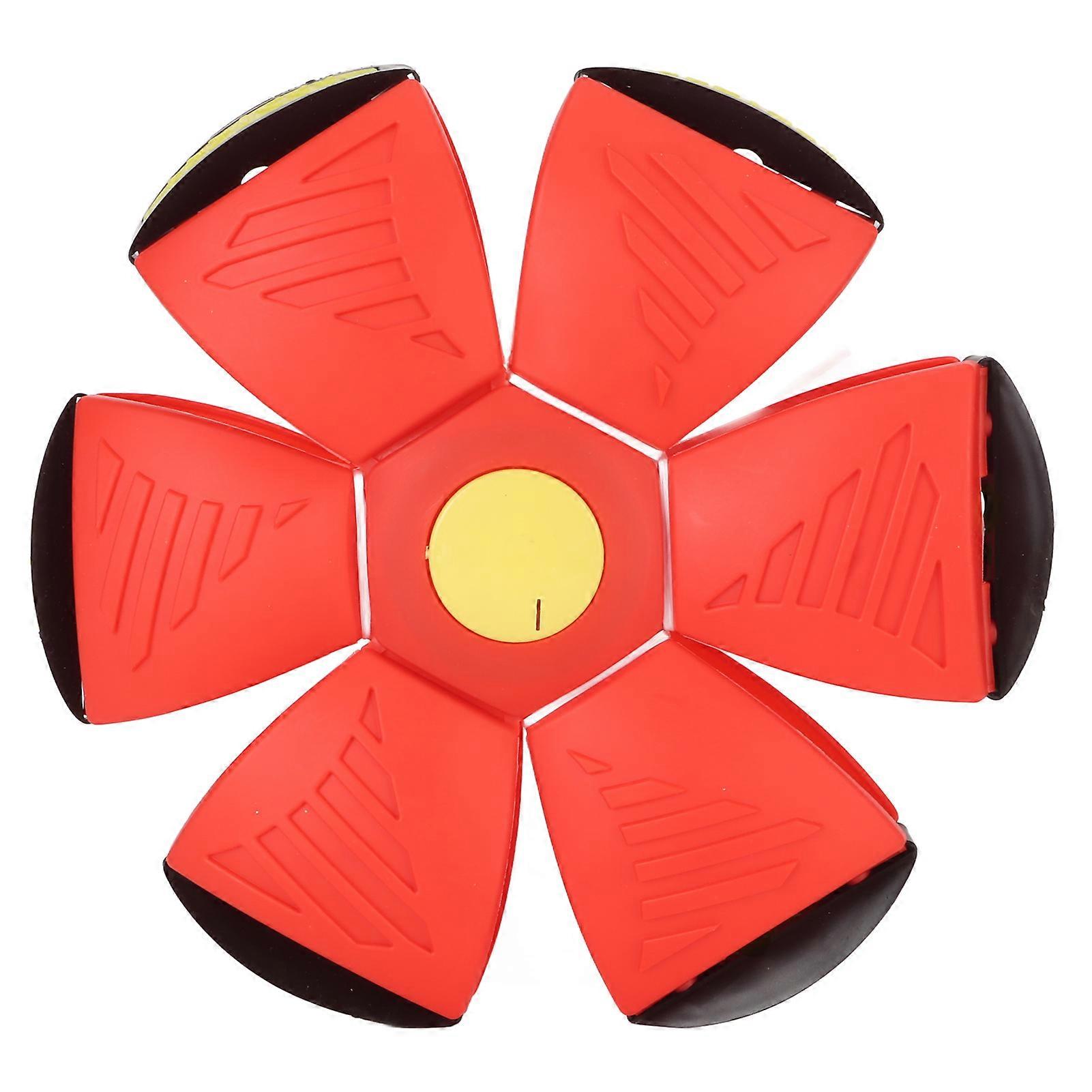 Flying Saucer Ball Fun Interactive Built in Spring Decompression Flying Saucer Ball Toys for Kids Adults Pets