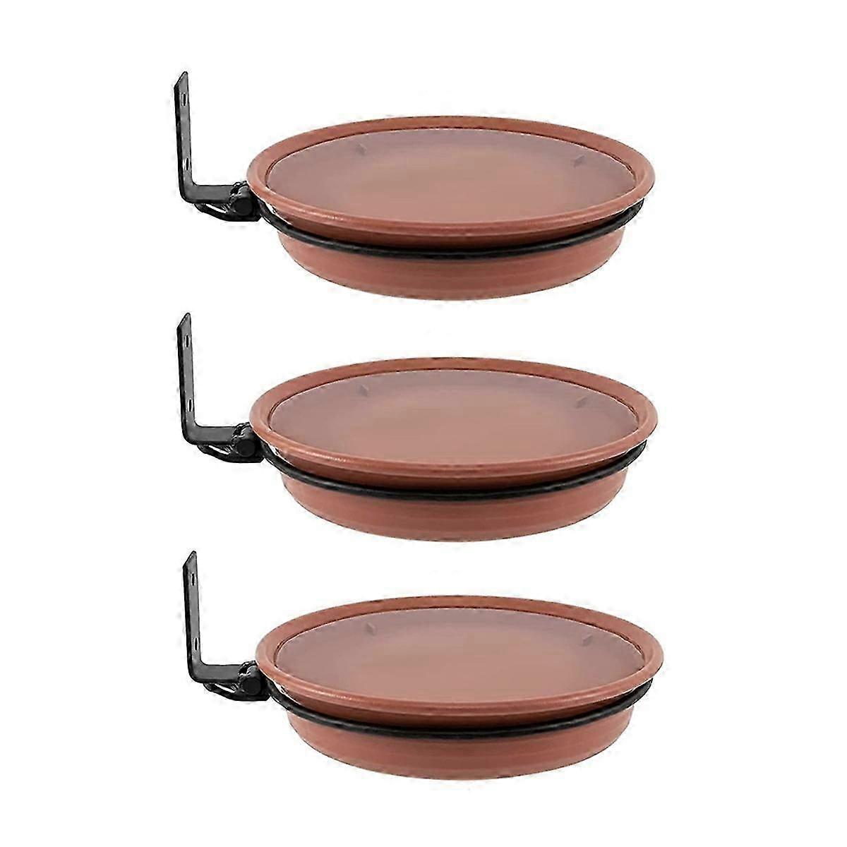 Vogelfutterstation Deck Vogelfutterstationen Badetablett 3PCS