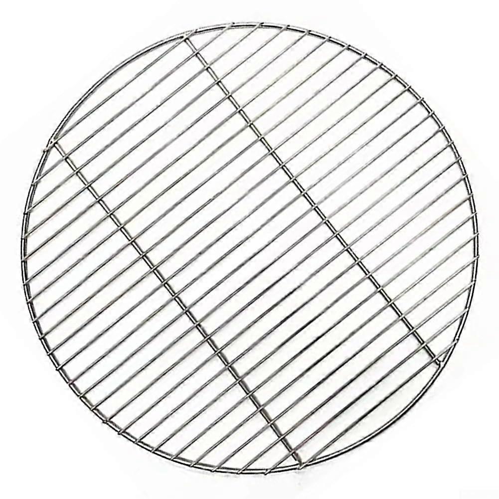 Round Grill Net, Stainless Steel Camping Cooking Rack for Baking Tray, 30cm/35cm/40cm, Perfect for Outdoor, Picnic, Garden, Party