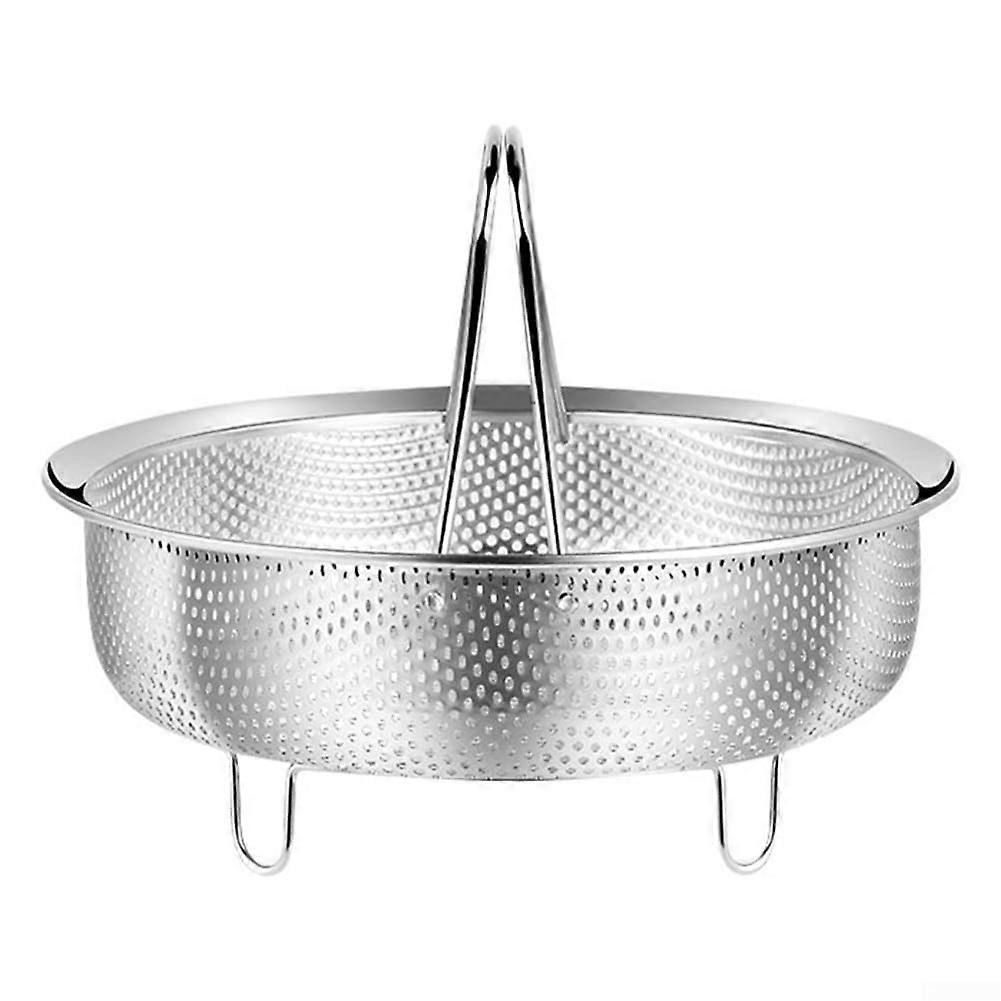 304 stainless steel for steam cooker use for cooking pots, perfect for steaming vegetables, fish and more, easy to clean (S)