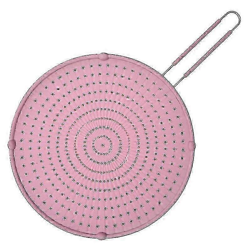 32cm Silicone Splash Guard for Frying Pan, Multi-purpose Cooking Splash Guard, Heat Resistant Splatter Screen
