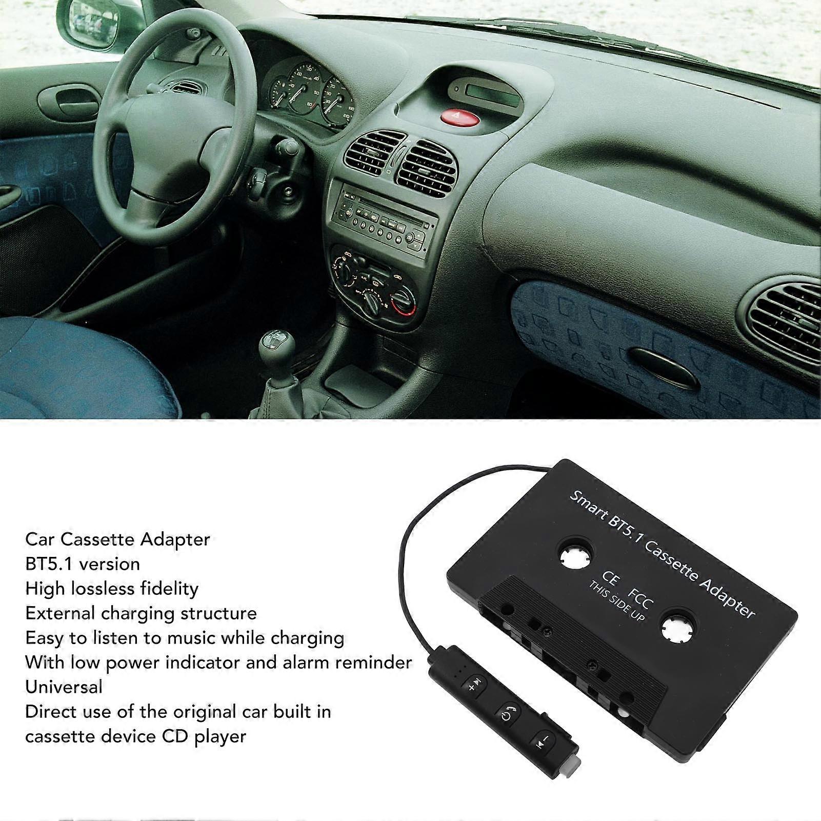 Car Bluetooth Cassette Adapter Wireless Transmission Multifunctional Car Bluetooth Cassette Receiver for Car