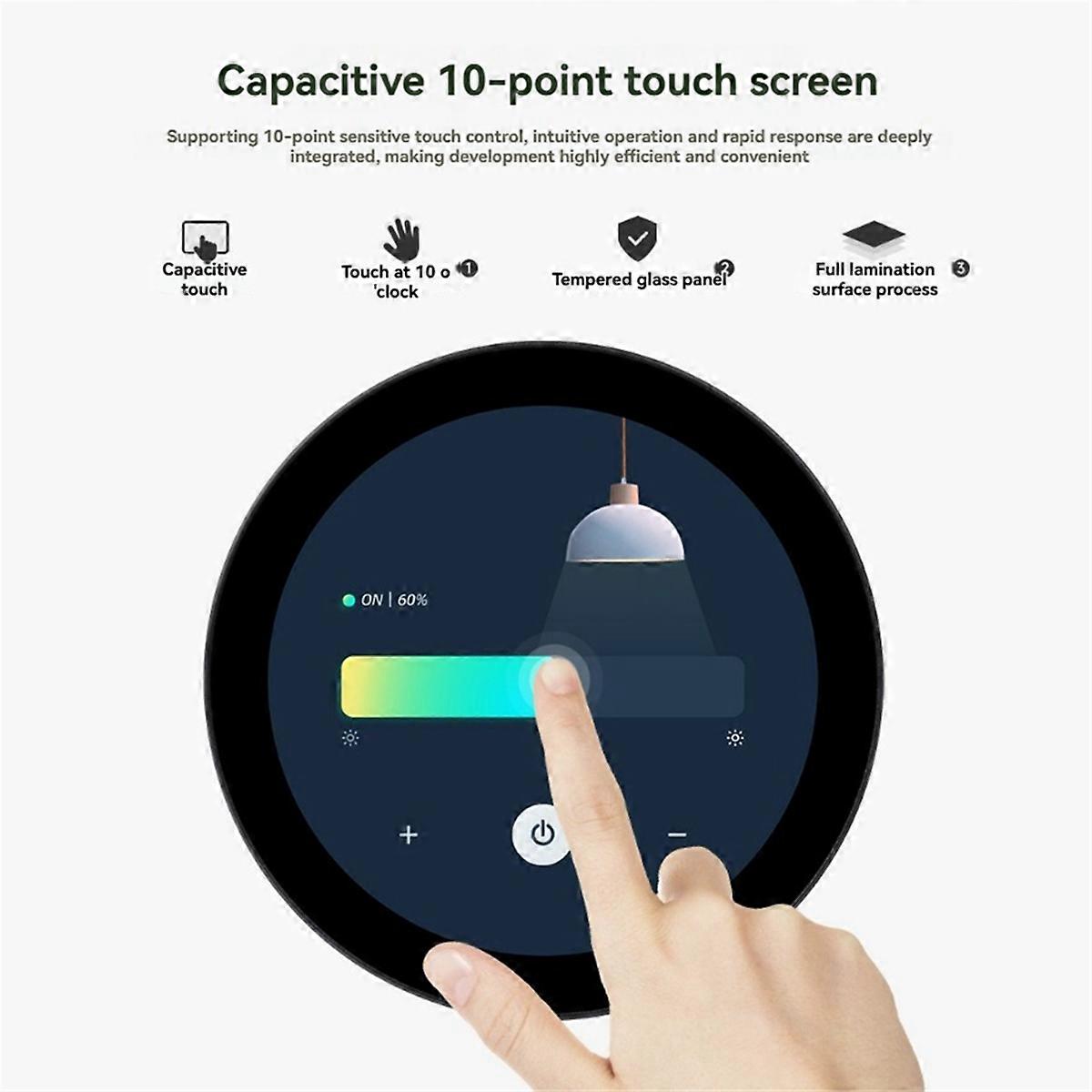 Scheda di sviluppo ESP32-P4 con display LCD touchscreen da 3,4 pollici