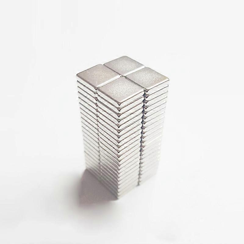 50PCS 10x10x2mm Rectangular Magnet Super Strong Magnetic NdFeB Magnet