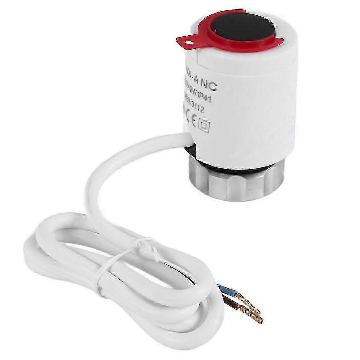 Normalnie zamknięty elektryczny siłownik termiczny 230 V NC M30x1,5mm do zaworu grzejnikowego ogrzewania podłogowego
