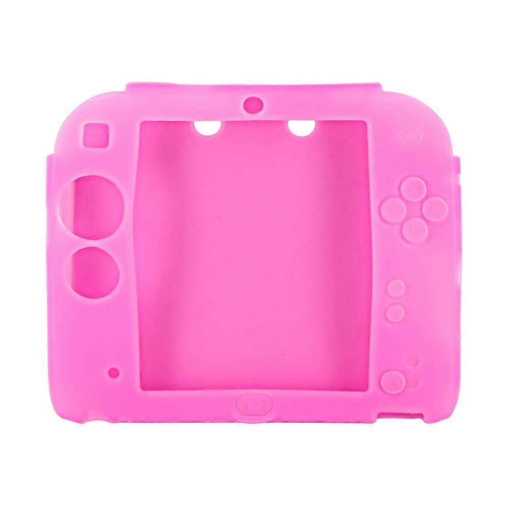 Protective Case for Nintendo 2DS Non-Slip Silicone Cover Pink