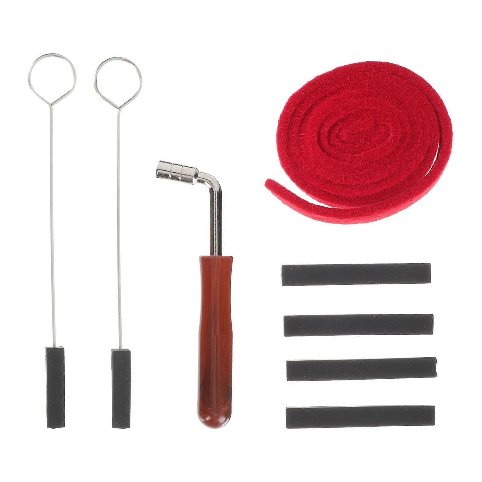 Piano Tuning Tools Professional Mute Kit for Musicians Stainless Steel Material String Clamping 1 Set