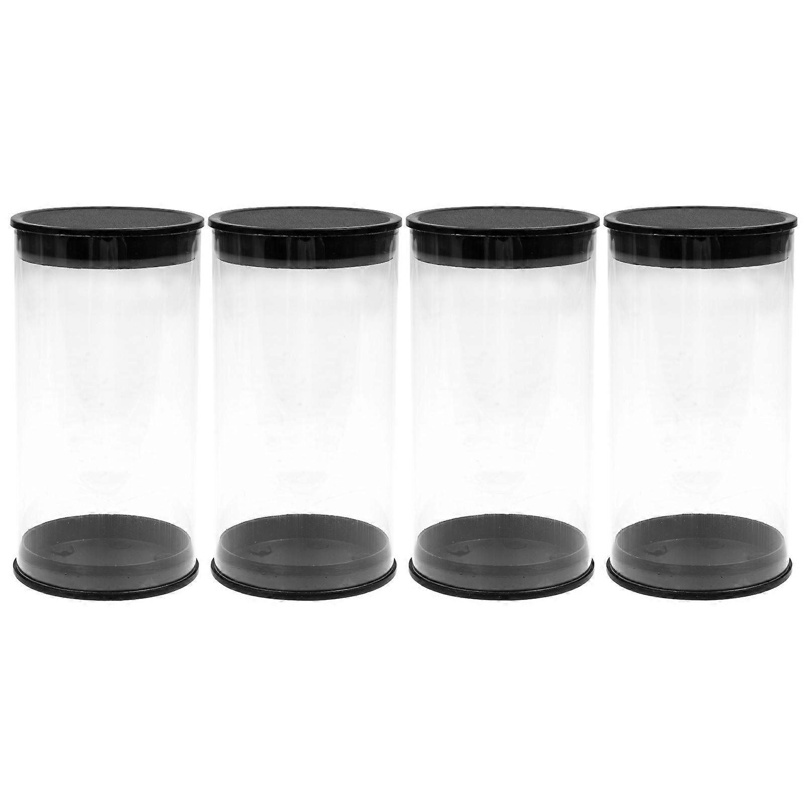 4Pcs Golfs Ball Display Box Plastic Golfs Ball Case Outdoor Golfs Ball Carrying Box Clear Golfs