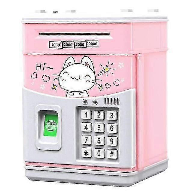 Simulation Fingerprint Induction Piggy Bank