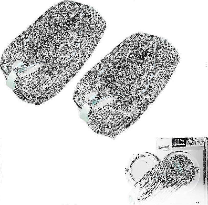 Shoe Washing Bag for Washing Machine - Reusable Laundry Bag Compatible with All Shoe Types & Sizes for Washer and Dryer