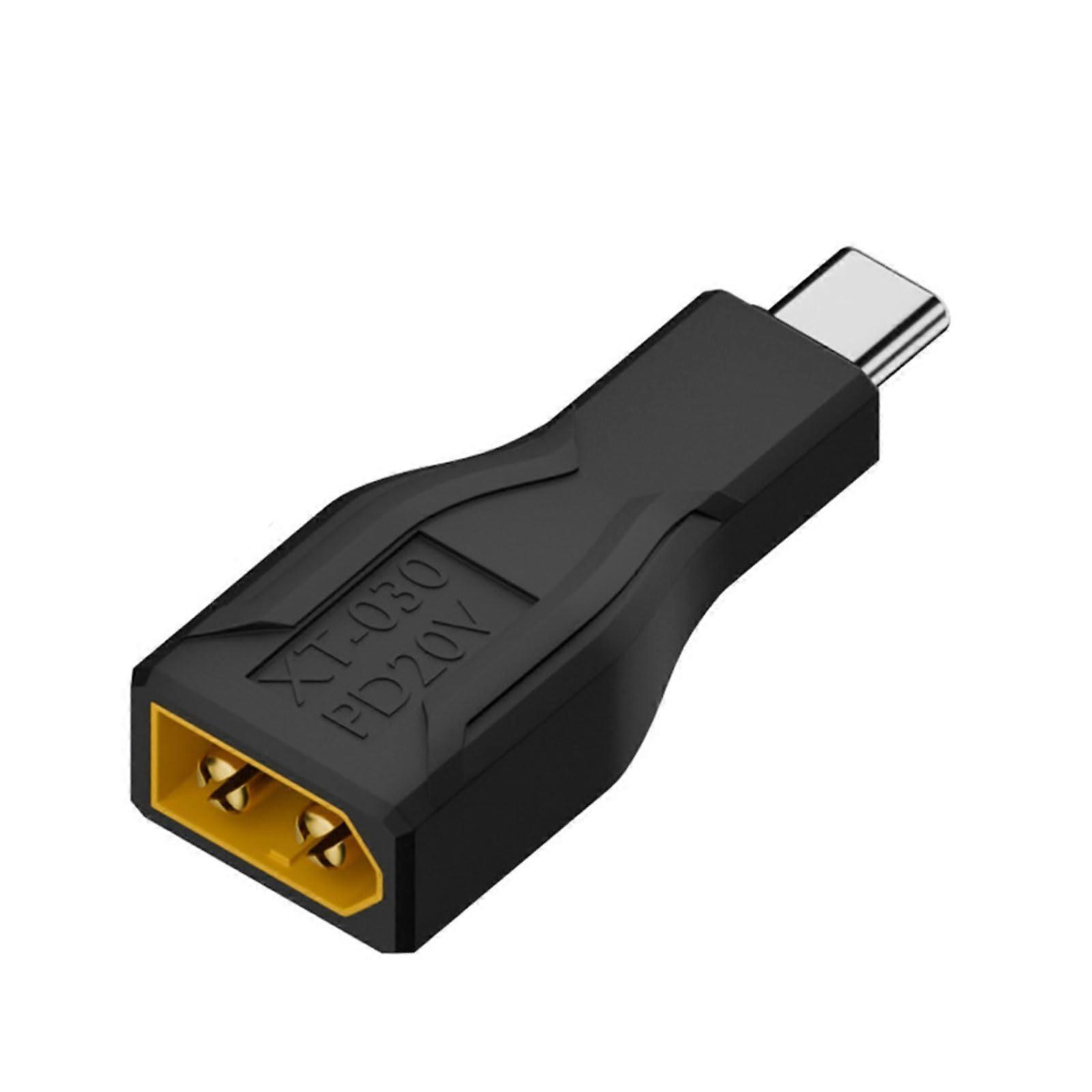 XT60 Male To Type C Male Quick Charge Adapter For Efficient Power Transfer In RC Model Aircraft And Boats