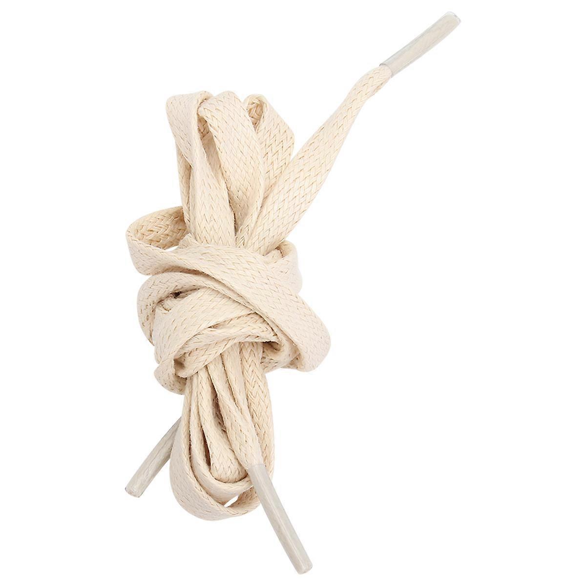 Cotton Waxed Flat Shoelaces for Casual Sneakers – Durable Running Shoe Ties in Elegant Colors to Enhance Your Style