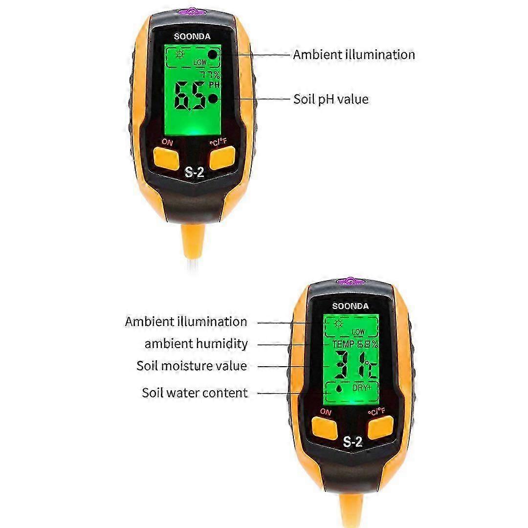 4-in-1 Soil Moisture Meter for Gardening