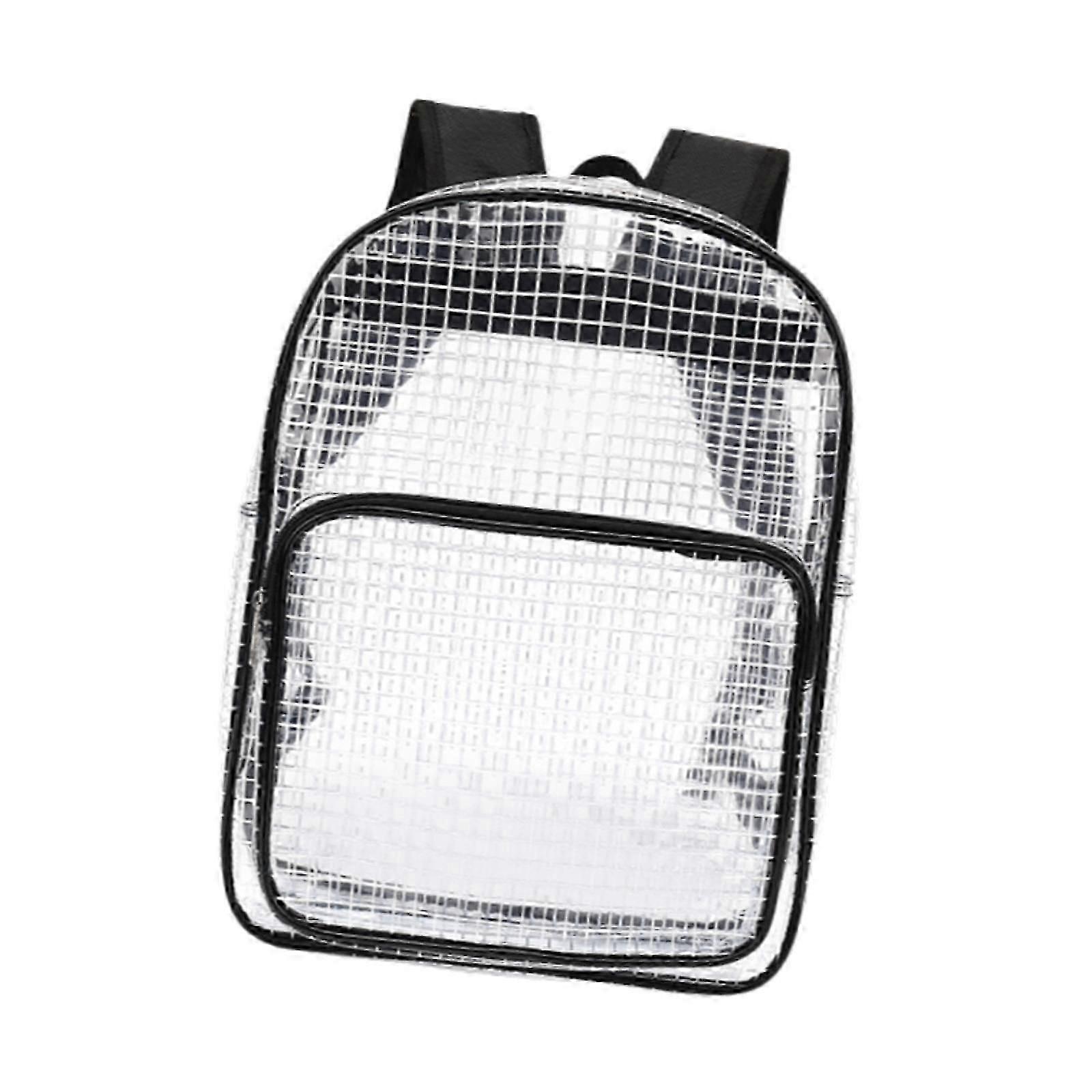 Tool Bag Mechanics Adjustable Strap PVC Transparent Workplace Clear Backpack Style A