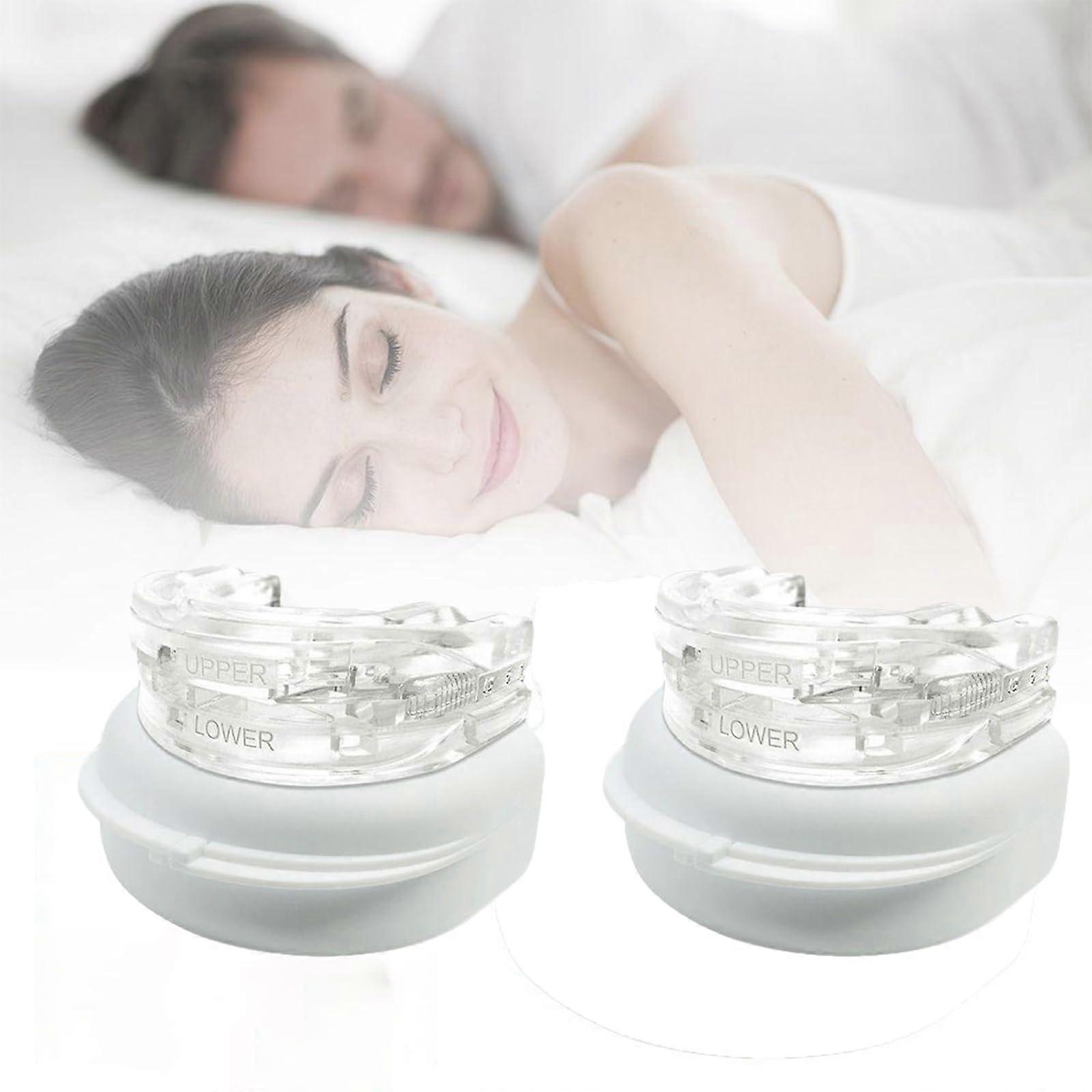 Mouthguard for Snoring, Anti-Snoring Silicone Braces, Custom Fit Tooth Splint for Men and Women