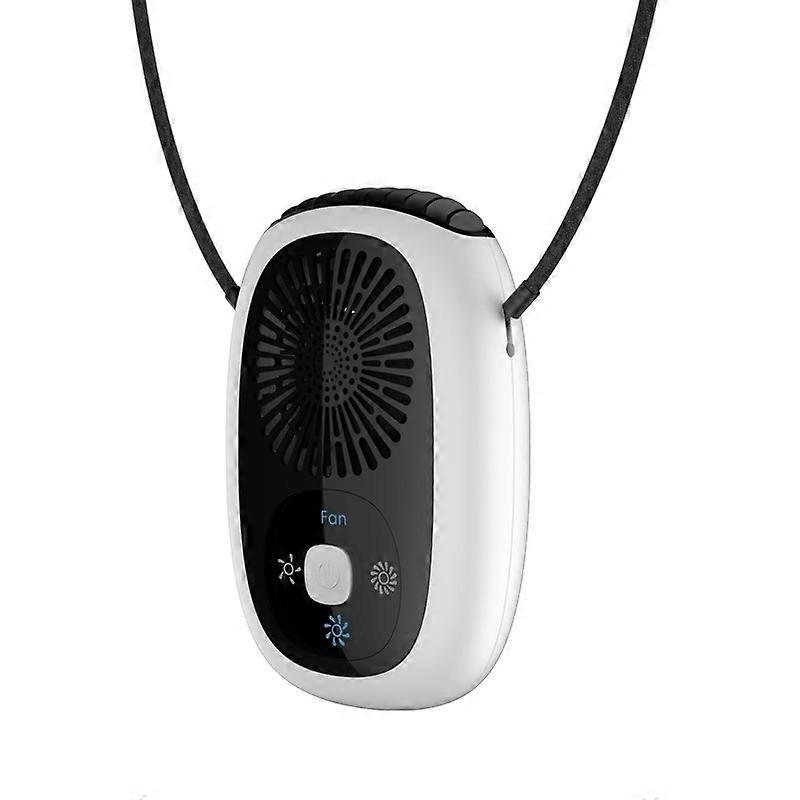 Leafless Hanging Neck Fan Without Negative Ions White