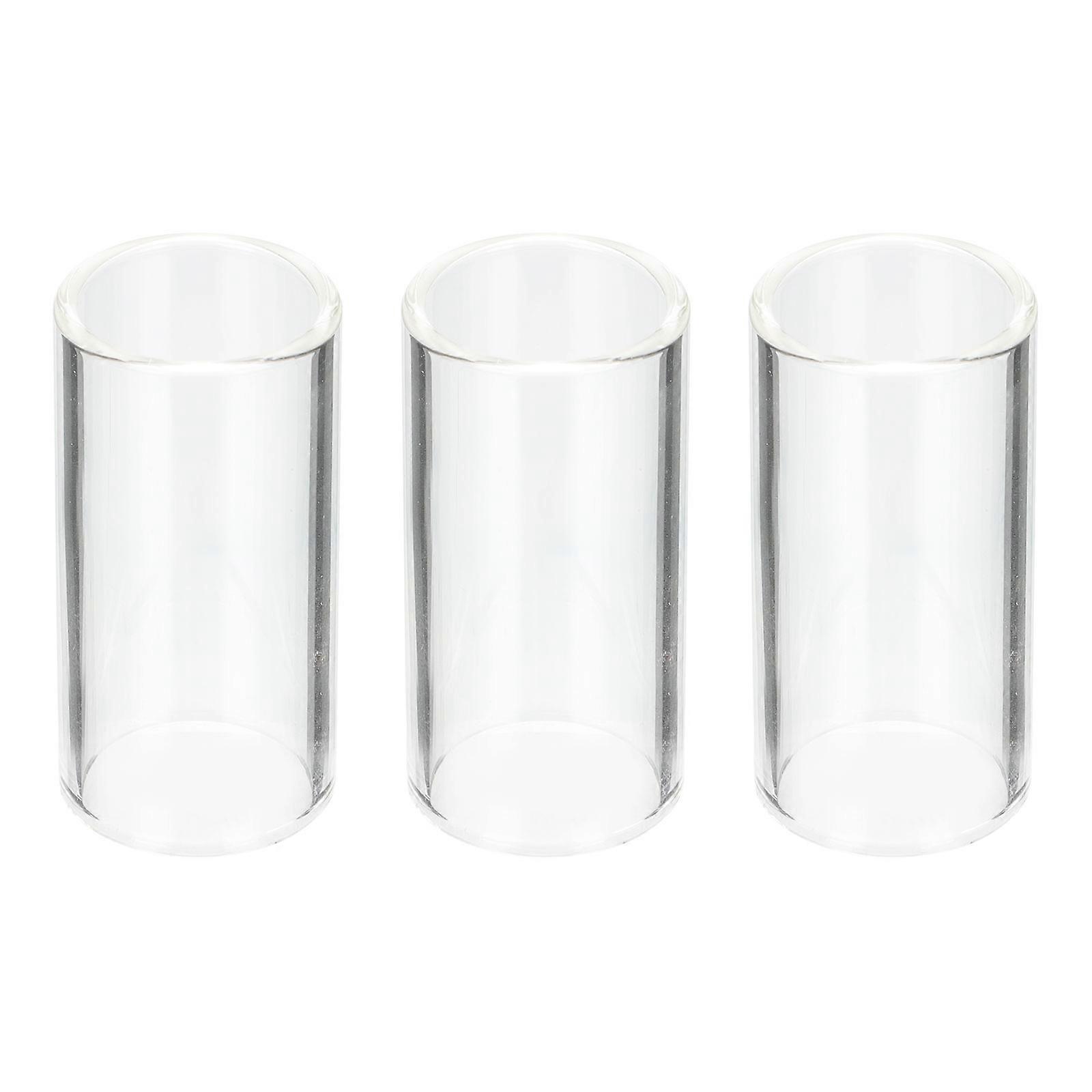 3pcs Flexible Guitar Finger Protectors Glass Fingertip Covers for Comfort & Protection, Suitable for Guitar, Banjo, Harp & Thumb Piano