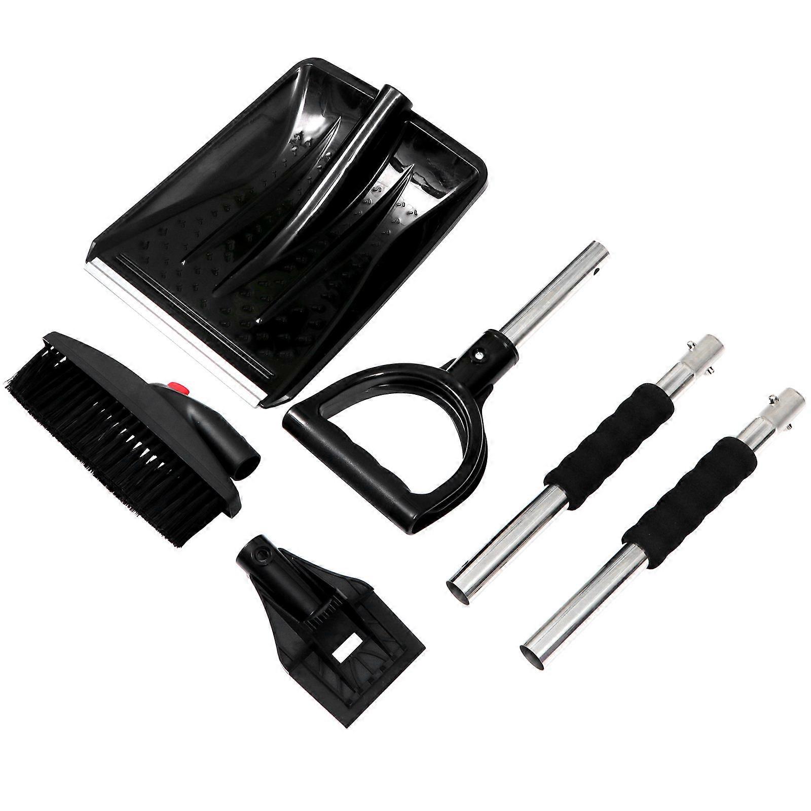 Telescopic Snow Removal Tool Set Multi Functional Detachable Car Ice Brush Durable Winter Cleaning Kit for Efficient Snow and Ice Removal