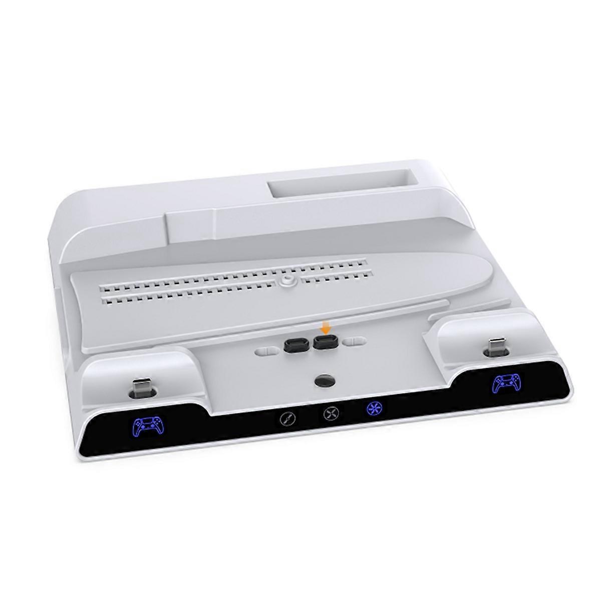 For /Slim/Pro Multi-Function Cooling Base with Dual Wireless Controller Charger Mobile Hard Disk St