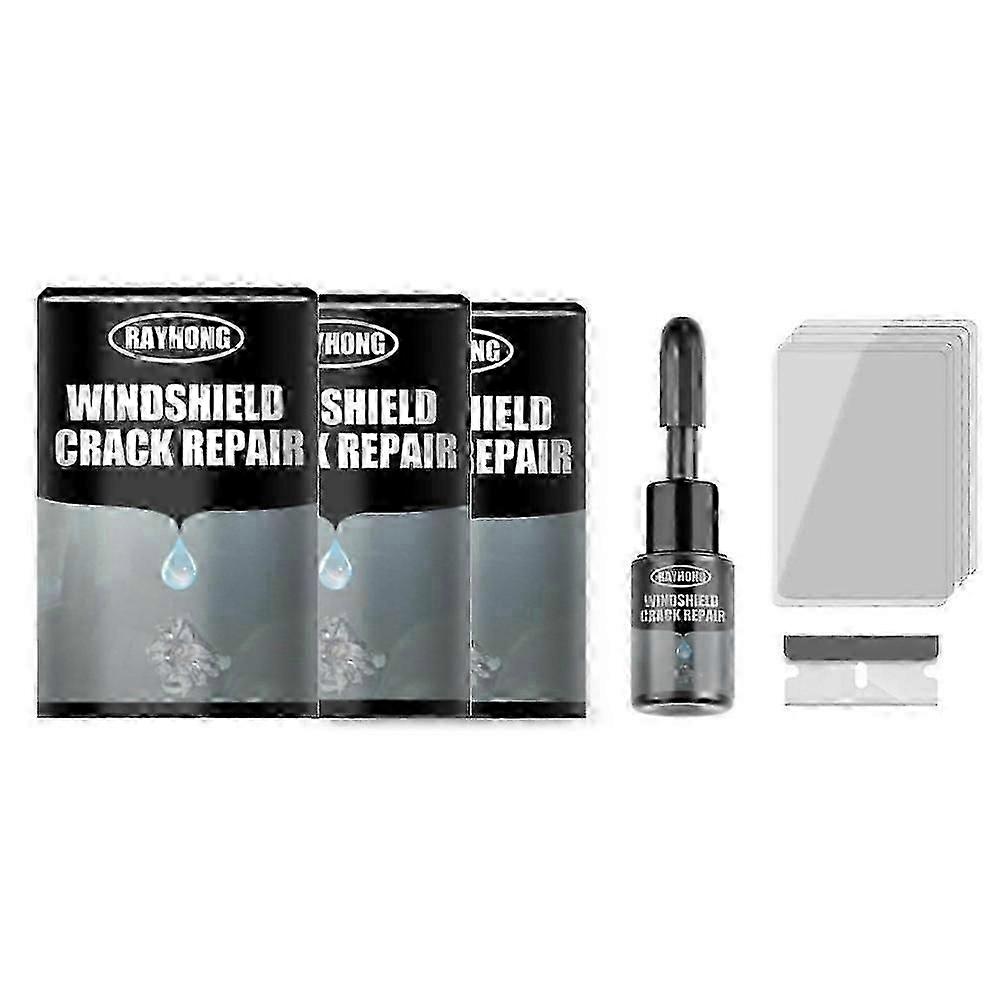 Kit de réparation de fissure de pare-brise, Kit de réparation d’éclat de pare-brise de voiture, Dissolvant de rayures de verre, Kit de réparation de verre, Réparation de fissures de verre, Pare-brise de voiture Fissure de verre Repa