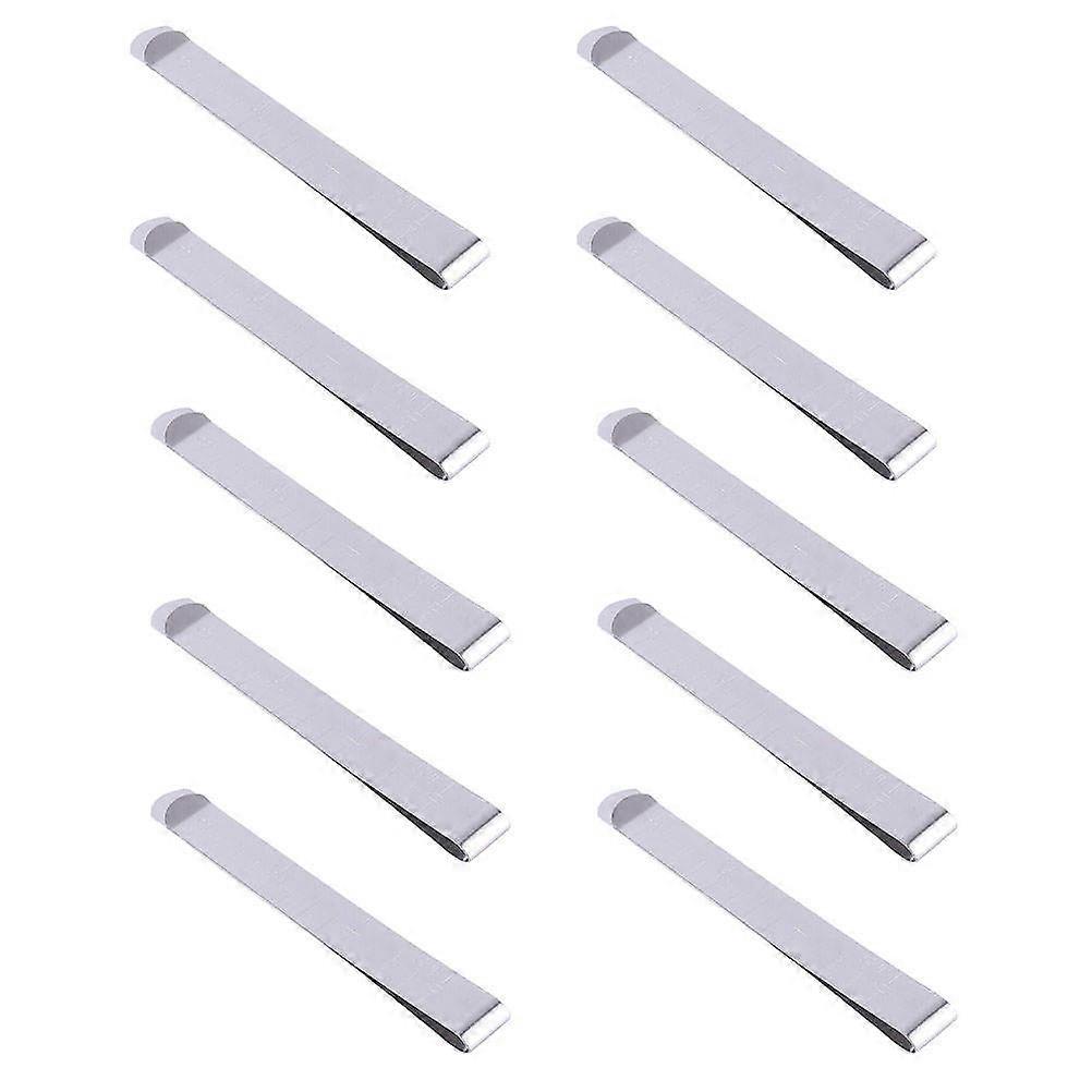 10pcs Sewing Knitting Hemming Clips with Garment Measuring Ruler for DIY Craft Tools