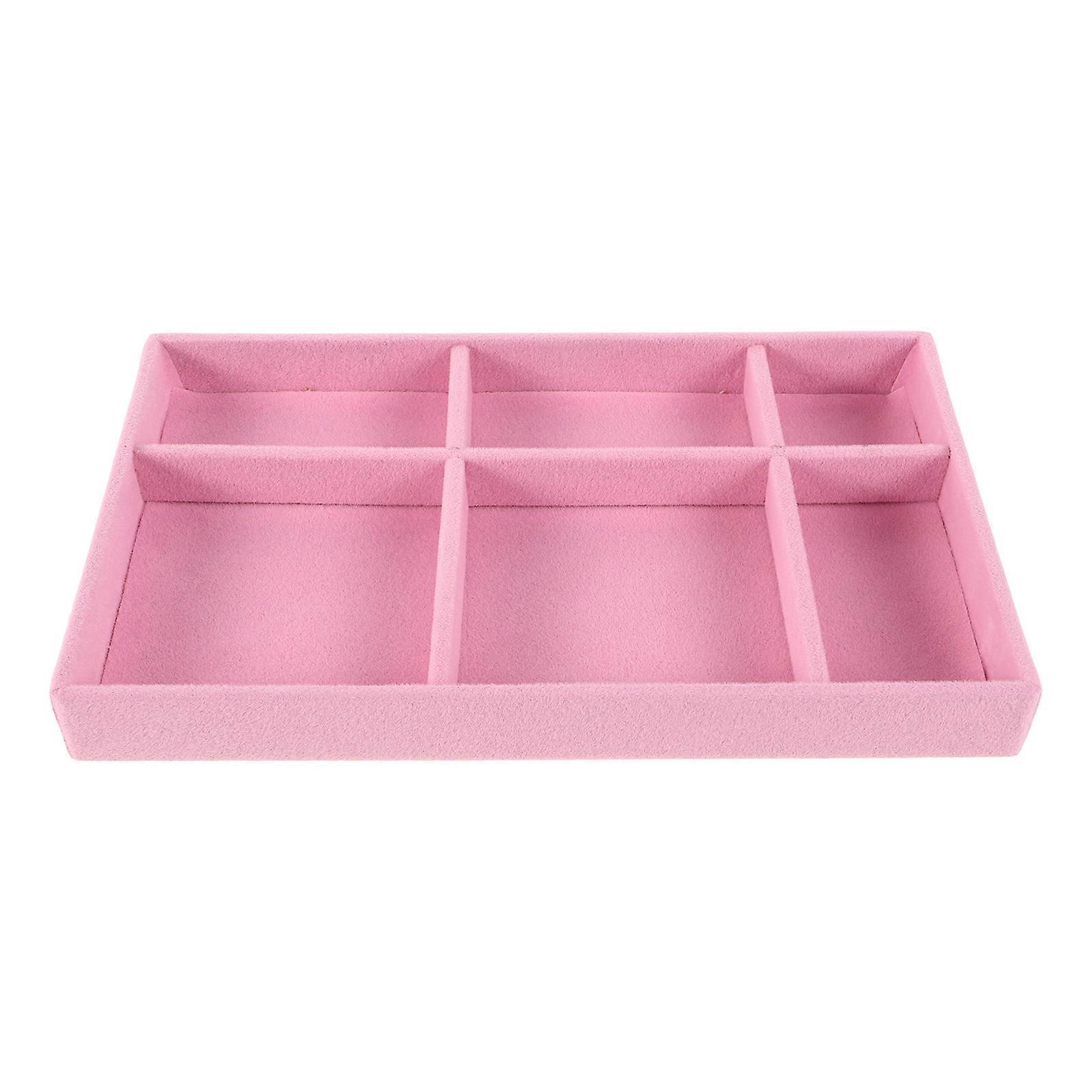 Jewelry Organizer Tray with Compartments Stackable Earring Holder Box for Necklaces, Bracelets & Rings Elegant Storage & Display Solution
