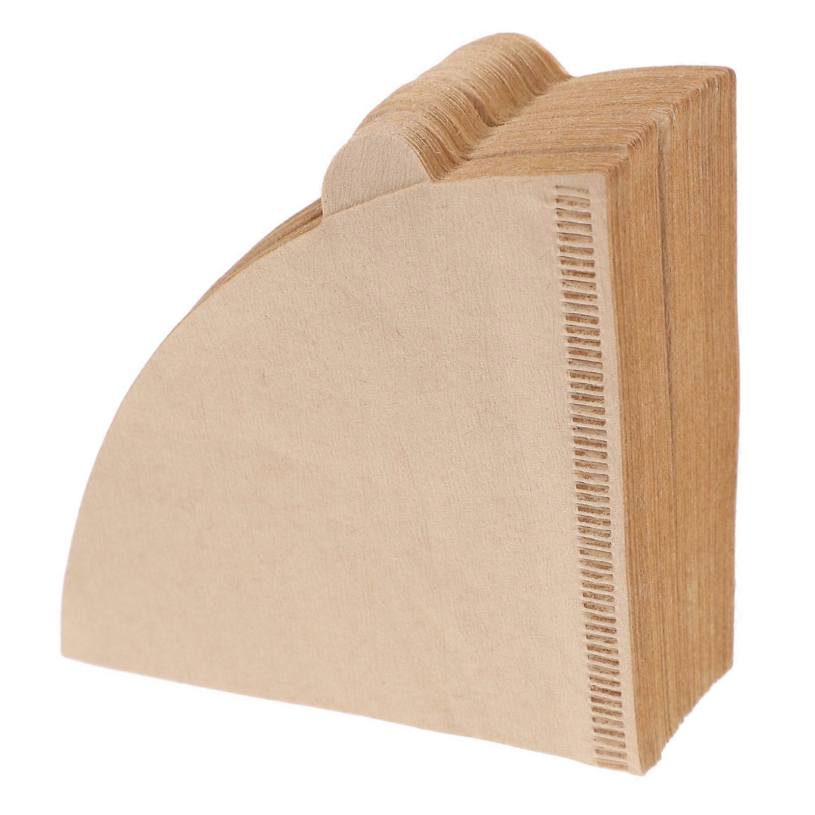 Paper Coffee Filter Cone Shape Creative Design for Tea or Coffee Tasting 100Pcs