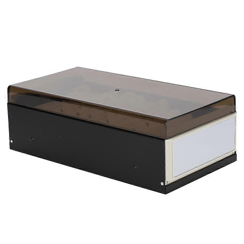 Large Capacity Business Card Holder Name Card Storage Box Organizer Case for Office