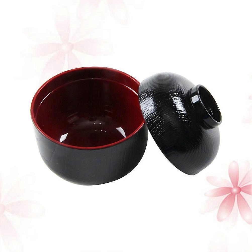 1PC Japanese Style Small Bowl with Lid for Miso Soup Ramen
