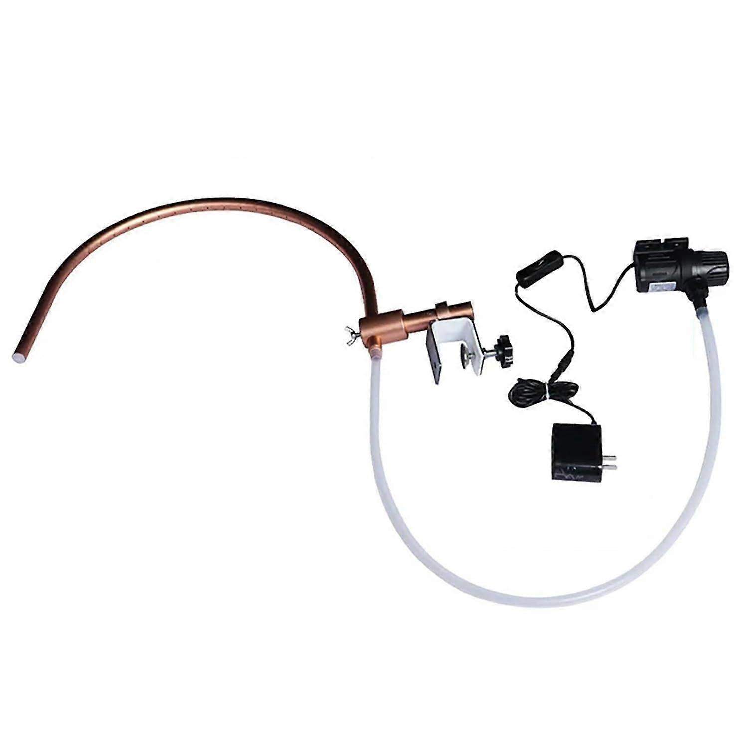 Water circulation frame, head treatment shampoo bed accessory with pump